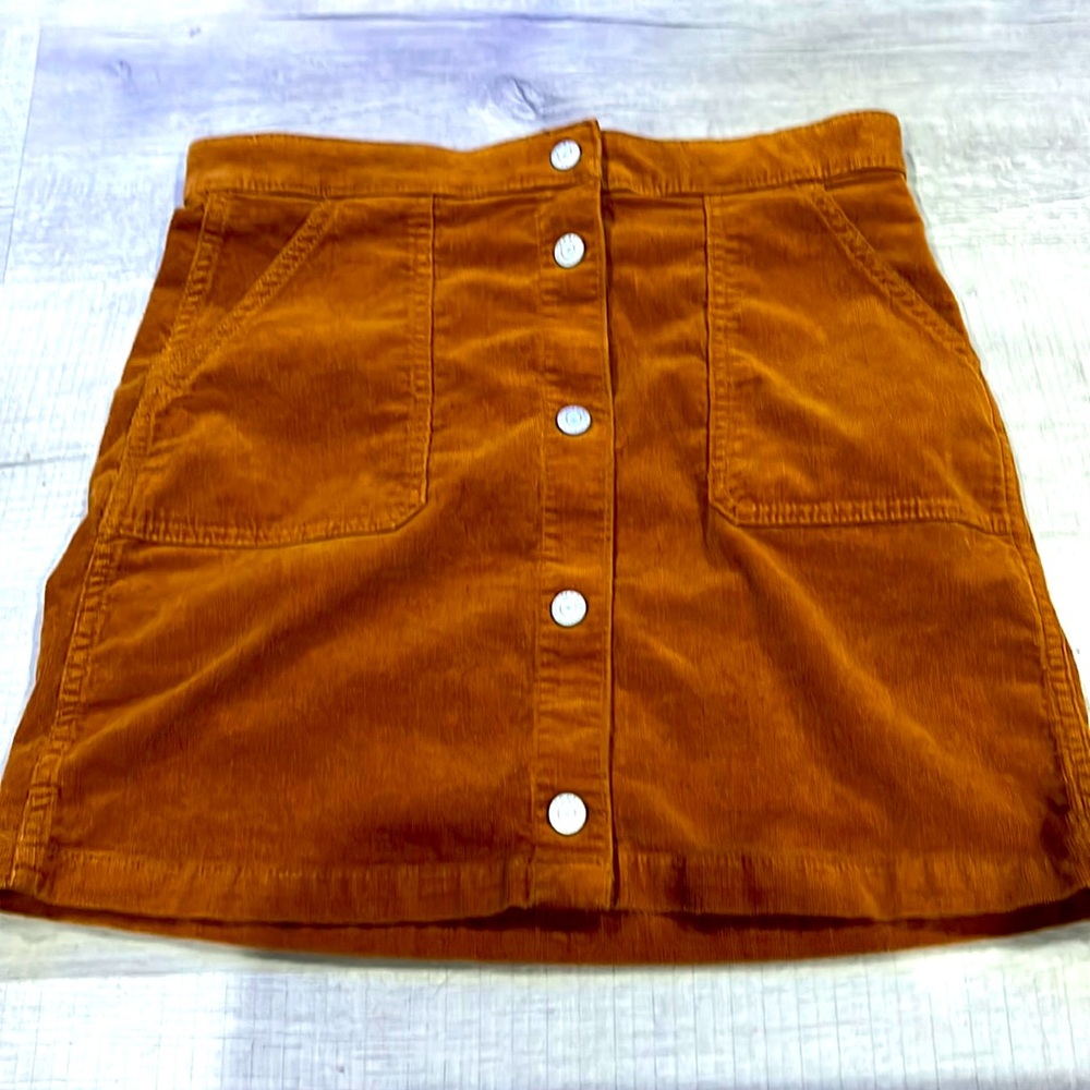 Old navy (xxl) orange button up Scurt
